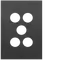 FIN 5 Gang Switch Cover MB