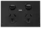 UNI. Twin Socket  + USB A+C  MB
