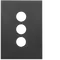 FIN 3 Gang Switch Plate MB