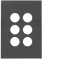 FIN 6 Gang Switch Plate MB