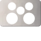 Silhouette 2G socket + switch cover SS
