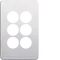Silhouette 6G switch cover AL