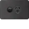Silhouette 15A socket Horz + shutter MB