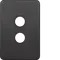 Silhouette 2G switch plate, no mech MB