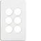 Silhouette 6G switch plate, no mech