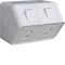 Socket IP53 twin horizontal 10A