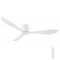 Instinct White 137cm DC Ceiling Fan with Remote
