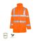 Recycled Hi-Vis Taped Rain Jacket – WS Workwear [ JACKET-W-WS0968509-O-L ]