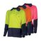 Womens Recycled Long Sleeve Hi-vis Polo Shirt – Bool [ POLO-B-TSW2425-YN-08 ]