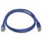 PATCH CABLE, 0.5m CAT5E, BLUE BULK PACK QTY [10]