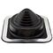 FLASHING #3, 5-127mm PIPE 221 x 221mm BASE, BLACK PREM