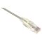 PATCH CORD, CAT6, UTP SLIMLINE BEIGE, 0.5m