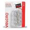 VELCRO STICK ON DOTS, WHITE 22mm DIA, [40] SETS ON A ROLL