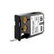 LABEL, PRE-SIZED POLYESTER BLACK ON WHITE 9 x 25mm [250]