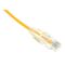 PATCH CORD, CAT6, UTP SLIMLINE YELLOW, 1.25m