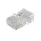 RJ MODULAR PLUG, 8P8C FLAT MULTISTRAND, [20] PACK