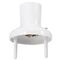 BATTEN LAMP HOLDER, WHITE WITH FASTENING PLUGS & SCREWS (10)