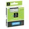 D1 STANDARD TAPE WHITE ON CLEAR, 12mm x 7m