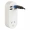 PLUG-IN ADAPTOR WITH USB OUTLETS