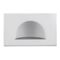 WALL PLATE, BULL NOSE, REVERSE WHITE