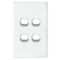 SWITCH, 16A, TWO WAY, 4 GANG VERTICAL