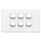 SWITCH, 16A, TWO WAY, 6 GANG