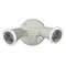 TWIN PVC LAMPHOLDER PACK WHITE