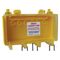 GROUP LOCK BOX, YELW W/CLR LID 16 LOCK POSITIONS