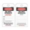 SAFETY TAG, 140 x 75mm DANGER DO NOT OPERATE ELECT, [25] PK