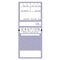 TEST TAGS, S/LAMINATING RECT BLUE (JUN~AUG) [100]