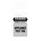 TEST TAGS, S/LAMINATING RECT BLACK (YEARLY) [100]