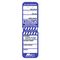 TEST TAGS, H/DUTY RECT BLUE (JUN~AUG) [100]