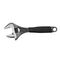 WRENCH, ADJUSTABLE 270mm BLACK EXTRA WIDE JAW OPEN TO 46.5mm