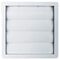 GRILLE, GRAVITY, WHITE, 100mm