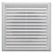 GRILLE, FIXED, WHITE, 150mm C/W INSECT MESH