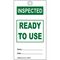 TAG 140 x 75mm POLY INSPECTED - READY TO USE [10]