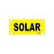 SOLAR LABEL - 75 x 30mm SOLAR, CONDUIT MARKER [5]