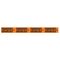 TAPE, 37.5 x 100mm PERFORATED ADHESIVE, WARNING SOLAR DC 50m