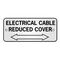ID, RECTANGLE, SS,'ELECTRICAL' 'CAB REDUCED COV' ARR 150x65mm