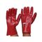 GLOVE, CHEMICAL RED PVC 27cm LONG