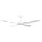 CEILING FAN, 52in DC 3/4 BLADE WHITE + RC & WALL CONTROLLER