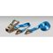 STRAP 1000kg BLUE 5m x 25mm,2 PIECE,HOOKS