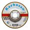 GRINDING WHEEL, METAL 125 x 6.4, 22mm INOX (10)