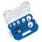 HOLESAW KIT, 8 PIECE, BI METAL SNAP BACK