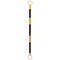 TRAFFIC CONE & BOLLARD EXTENS BAR 1.35m - 2.1m, YELLOW/BLACK