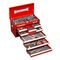 TOP TOOL CHEST KIT, METRIC/AF 204PCE