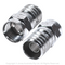 CONNECTOR F MALE HEX CRIMP RG6 QUAD MTL