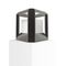 WALL S/M 20W SQ Matt Blk 3K IP65 4 x Opal Diff 850 Lm