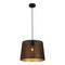 PENDANT ES 60W Wh w/Gold Interior Iron SLANTED w/Geometry Pattern OD350 x H250 mm