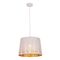 PENDANT ES 60W Wh w/Gold Interior Iron SLANTED w/Tree Pattern OD350 x H250 mm